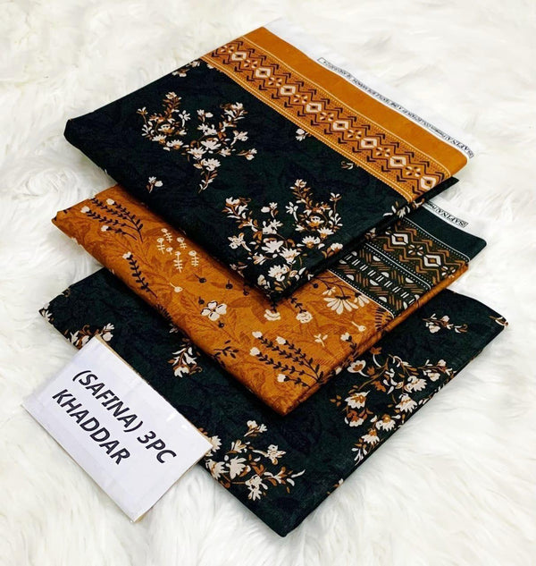 Safina Digital Khaddar 3 Piece