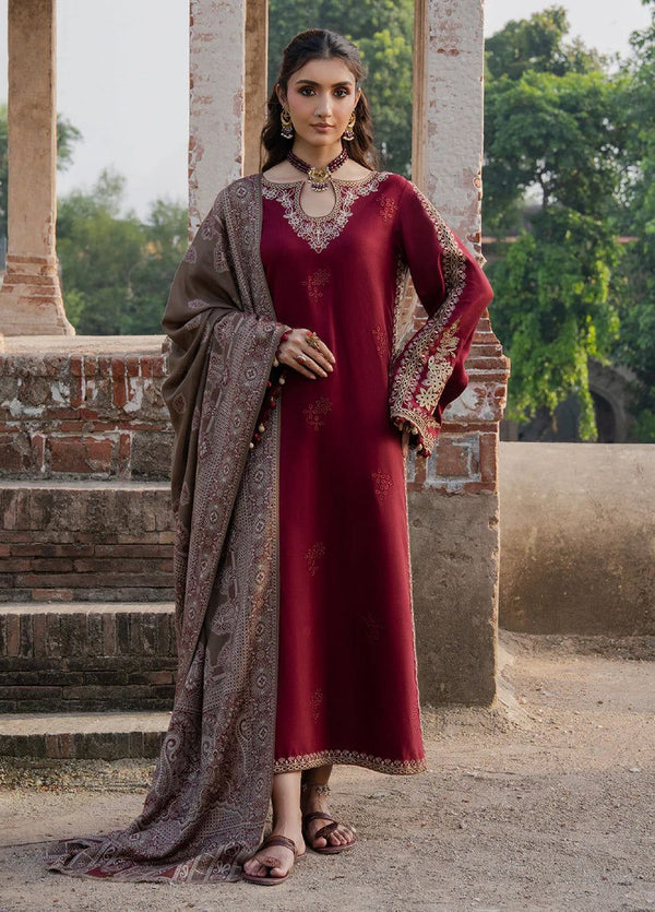 Dhanak Embroidered 3-piece